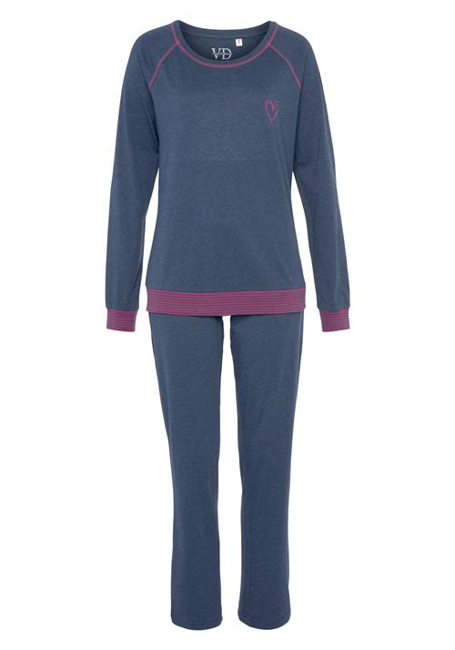 VIVANCE Pyjamas 'Dreams'  marin / lilla