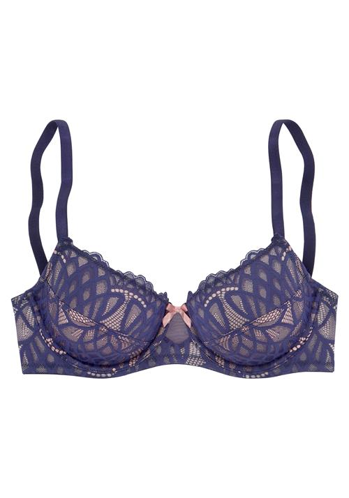 Se LASCANA BH 'Wire bra'  blå / pastelpink ved About You