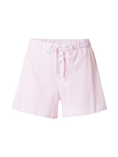 Se Lauren Ralph Lauren Pyjamasbukser  pink / hvid ved About You