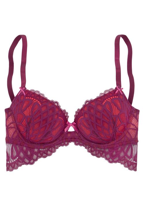 LASCANA BH 'Foam bra'  lilla / rød