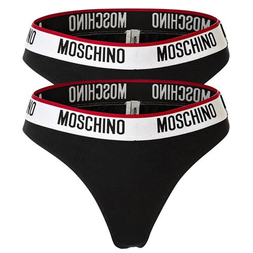 Moschino Underwear String  blodrød / sort / hvid