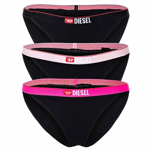 DIESEL Slip  pink / sort / hvid