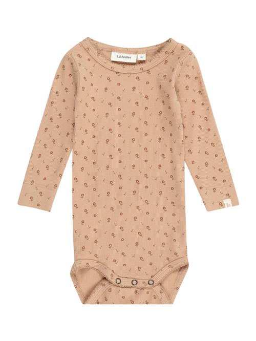 Lil'Atelier Sparkedragt/Body 'NBFGago'  kastaniebrun / brokade / grøn