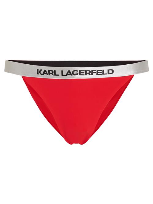 Karl Lagerfeld Bikinitrusse  rød / sort / sølv