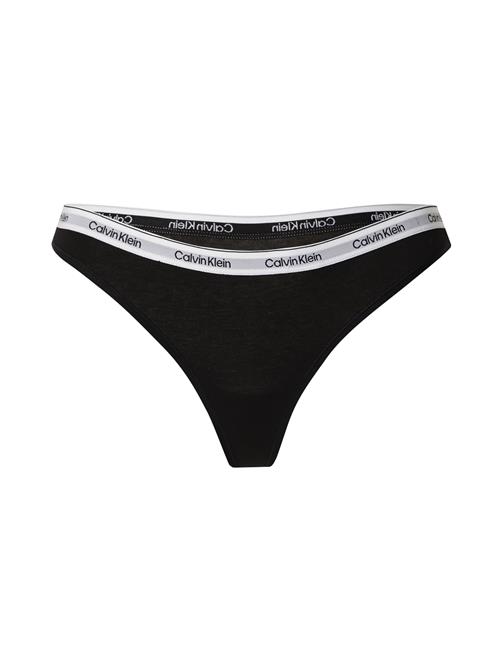 Calvin Klein Underwear String  sort / hvid