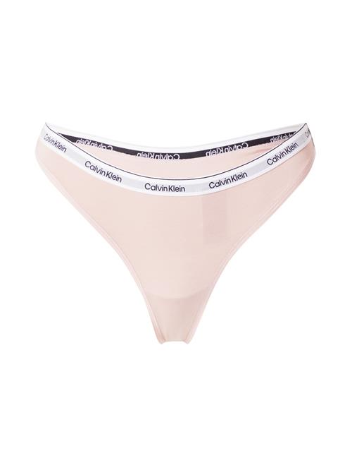 Calvin Klein Underwear String  lysegrå / pastelpink / sort / hvid