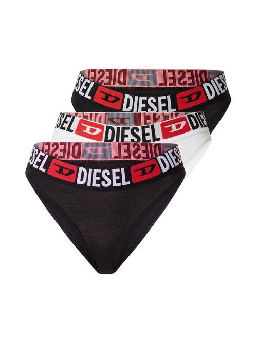 DIESEL Slip 'UFPN'  rød / sort / hvid