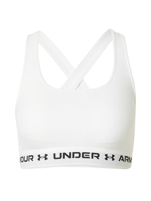 UNDER ARMOUR Sports-BH  sort / hvid