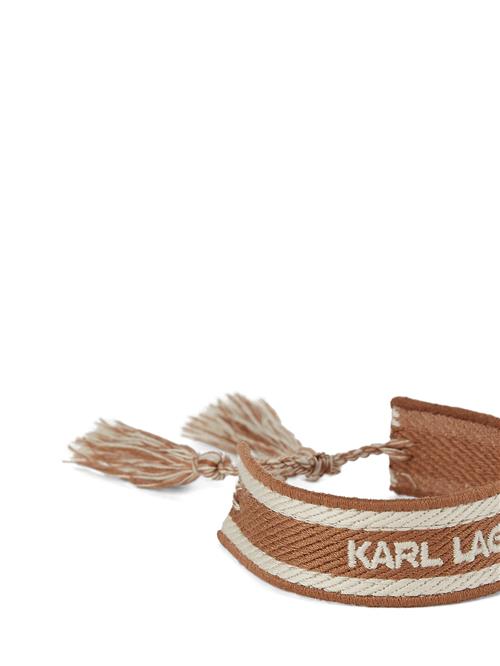 Karl Lagerfeld Armbånd 'ESSENTIAL'  beige / brun