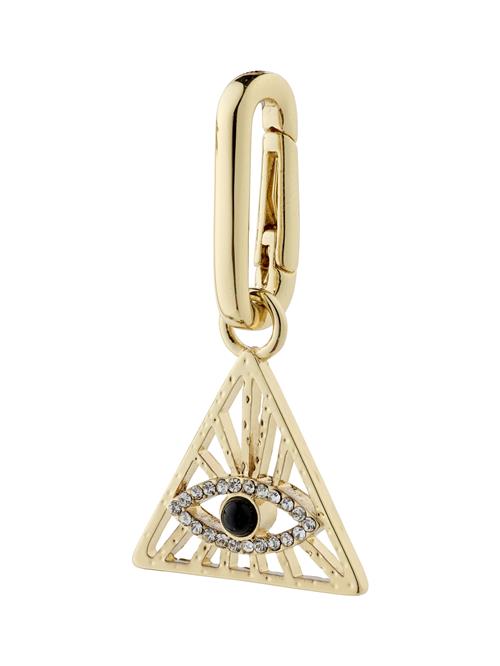 Pilgrim Pendant 'Eye'  guld / sølvgrå / sort