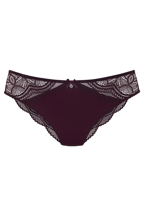 NUANCE Slip 'Tanga'  aubergine