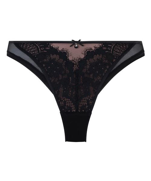 Se Hunkemöller Slip 'Mirabella'  mørkebeige / sort ved About You