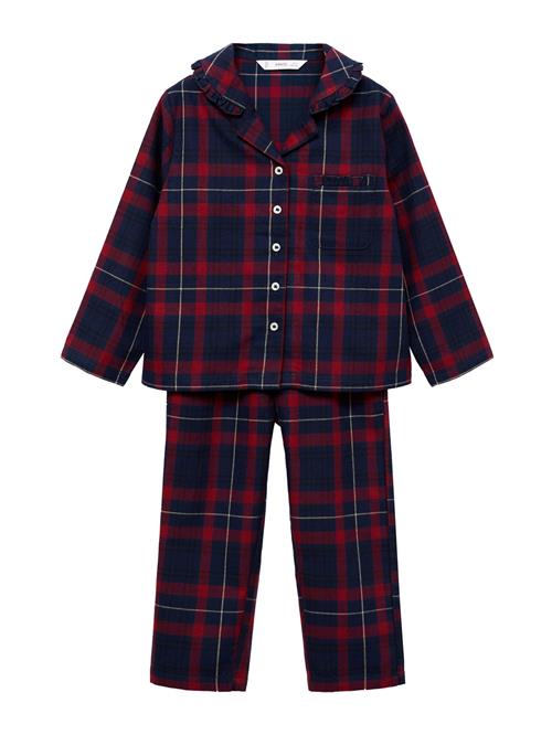 MANGO KIDS Nattøj  navy / mørkerød