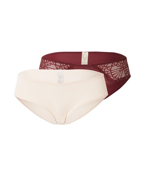 Dorina Slip  chamois / bordeaux