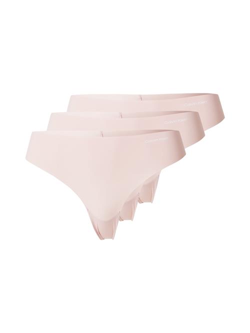 Calvin Klein Underwear String  lyserød / hvid