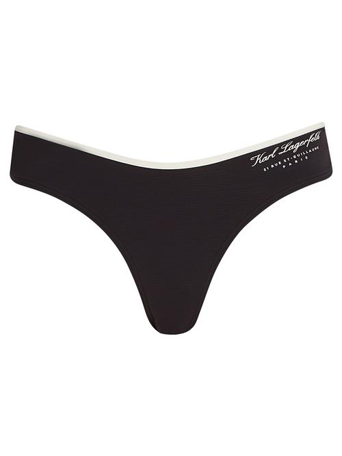 Karl Lagerfeld Bikinitrusse  sort / hvid