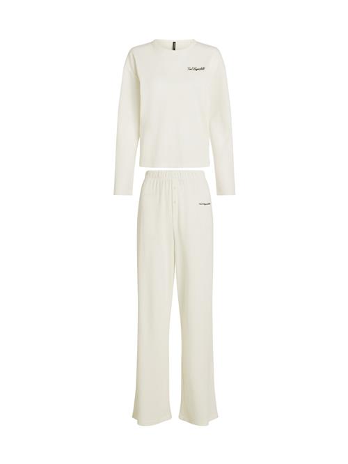 Karl Lagerfeld Pyjamas  creme / sort