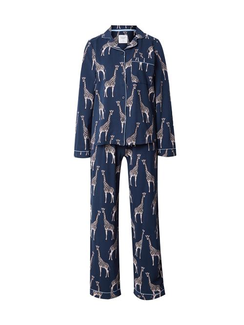 Chelsea Peers Pyjamas  sand / navy / sort