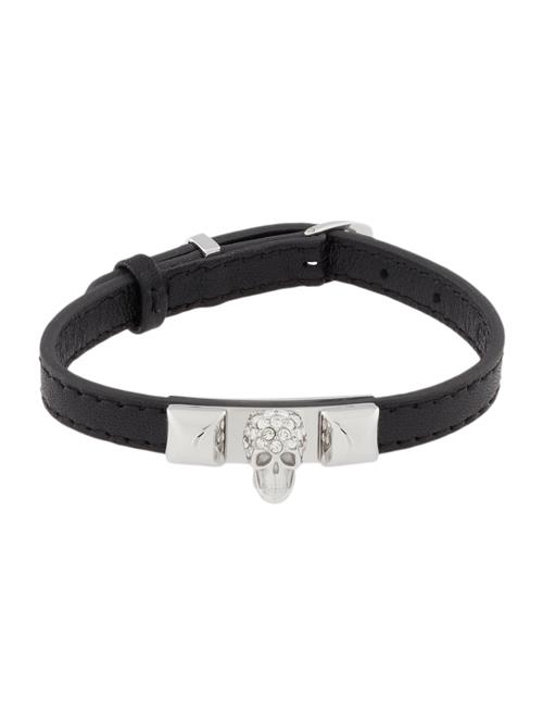 Philipp Plein Armbånd  sort / sølv