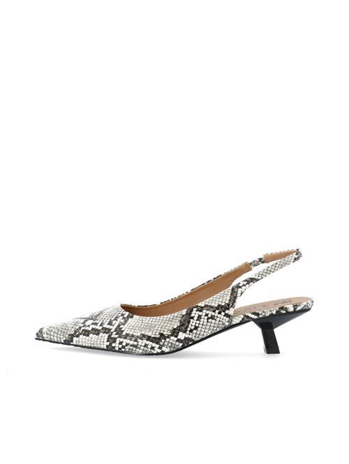 Bianco Slingpumps 'Kristin'  grå / sort / hvid