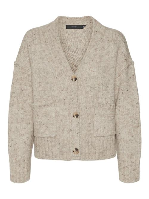 VERO MODA Cardigan 'INGRID'  lysebeige / brun