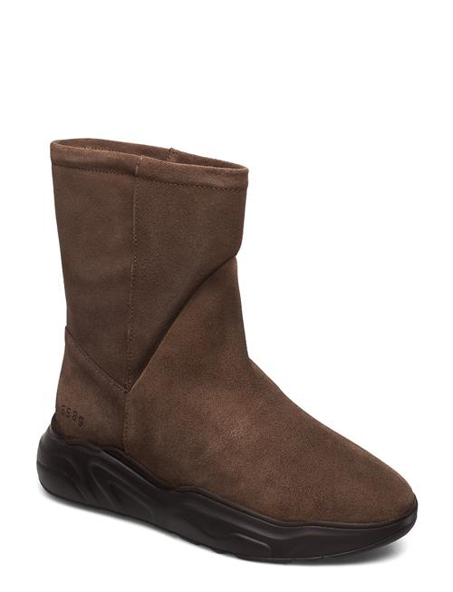 Gram 558G Boot Walnut Suede Gram Brown