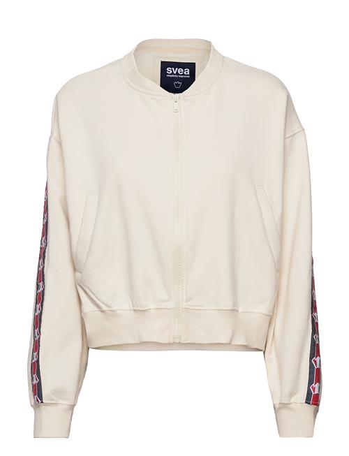 Svea Violet Zip Sweat Svea Cream