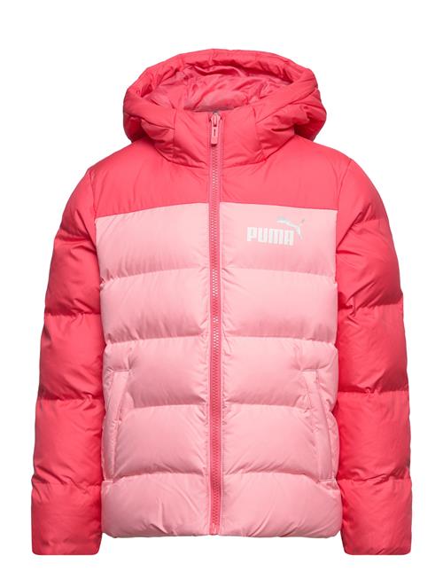 PUMA Colourblock Polyball Hooded Jacket PUMA Pink