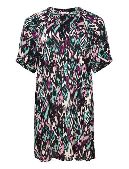 Se Caralona Life 2/4 Tunic Dress Aop ONLY Carmakoma Black ved Booztlet