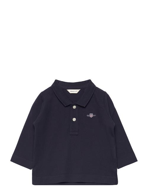 GANT Shield Pique Ls Rugger GANT Navy