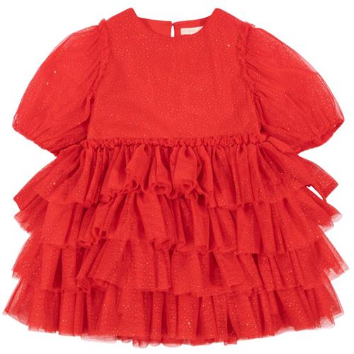 Konges Sløjd Fay Dress Grs - Barbados Cherry | Rød | 3 years