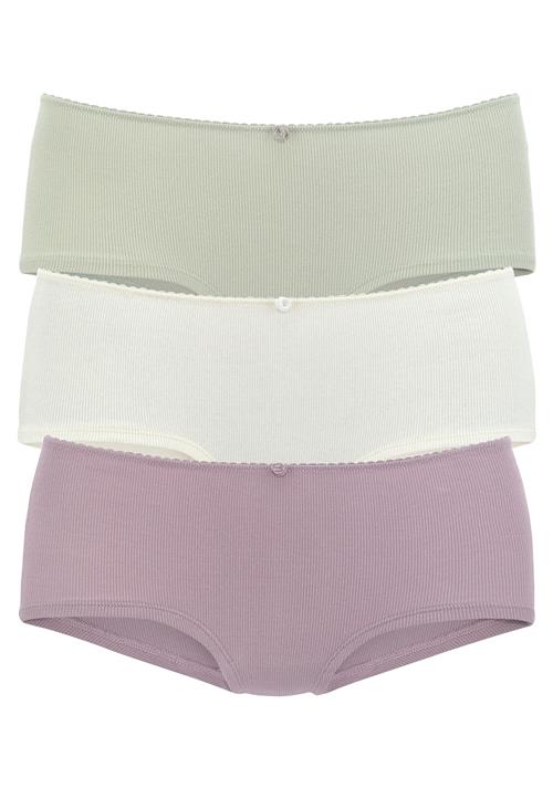 VIVANCE Panty  beige / grøn-meleret / pink-meleret