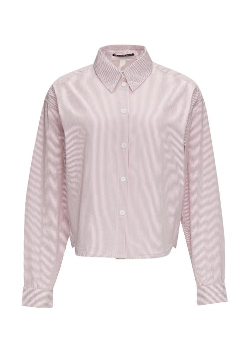 QS Bluse  ecru / pink