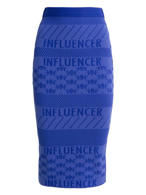 Influencer Nederdel  royalblå / sort