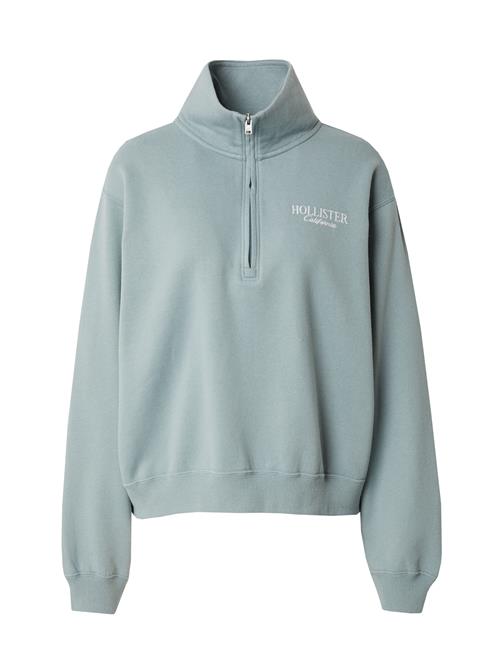 HOLLISTER Sweatshirt  lyseblå / hvid