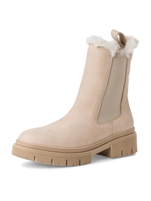 Se Tamaris Chelsea Boots  beige / offwhite ved About You