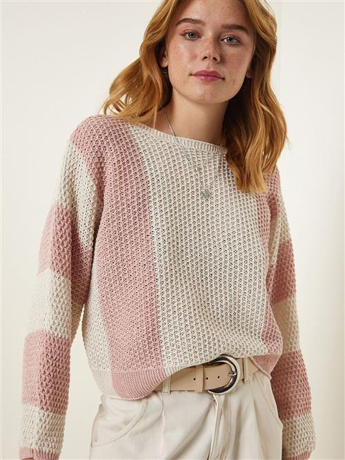 Happiness Istanbul Pullover  lysebeige / gammelrosa