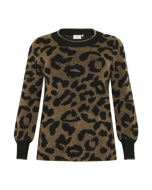 KAFFE CURVE Pullover  brun / sort