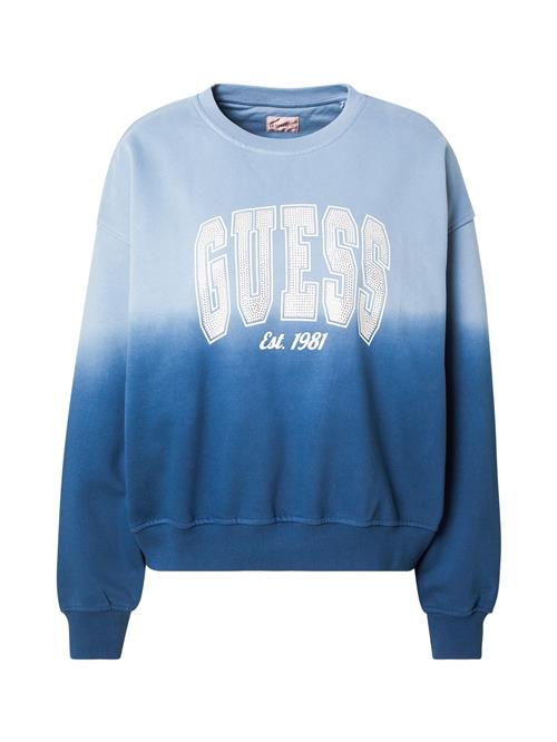 GUESS Sweatshirt  blå / lyseblå / hvid