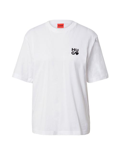 HUGO Shirts 'Dashire'  sort / hvid