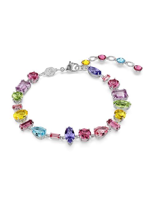 Swarovski Armbånd 'Gema'  gul / lime / magenta / sølv