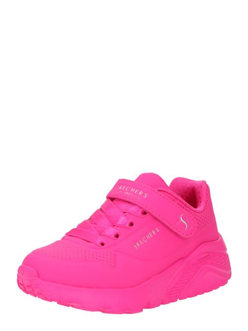 SKECHERS Sneakers 'UNO LITE'  pink / sølv