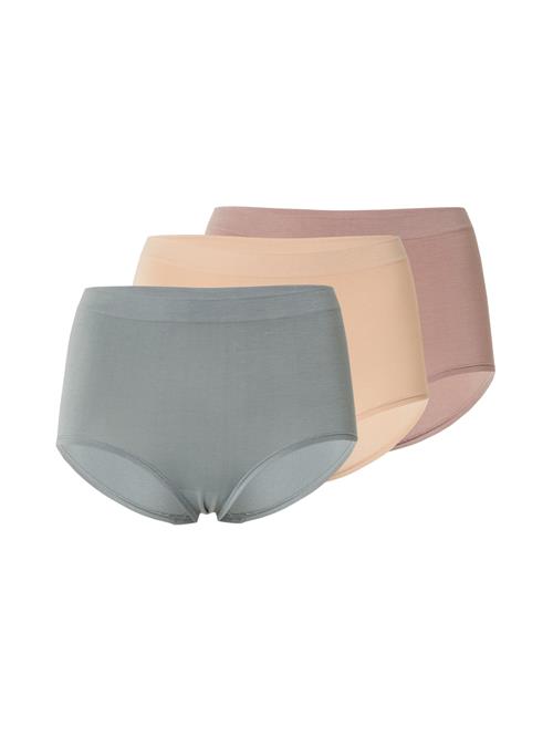 Lindex Panty 'Sally'  smaragd / lysviolet / abrikos