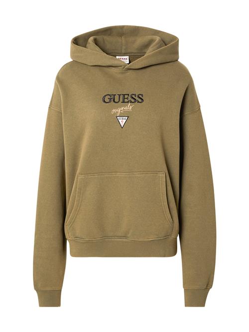 GUESS Originals Sweatshirt  oliven / sort