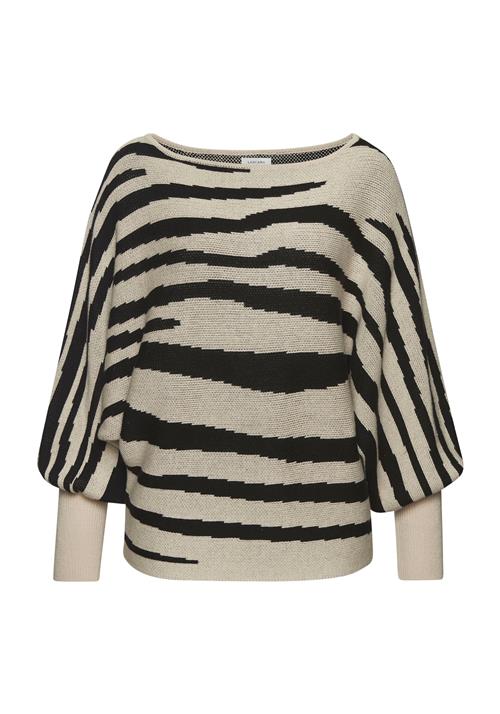 LASCANA Pullover  ecru / sort