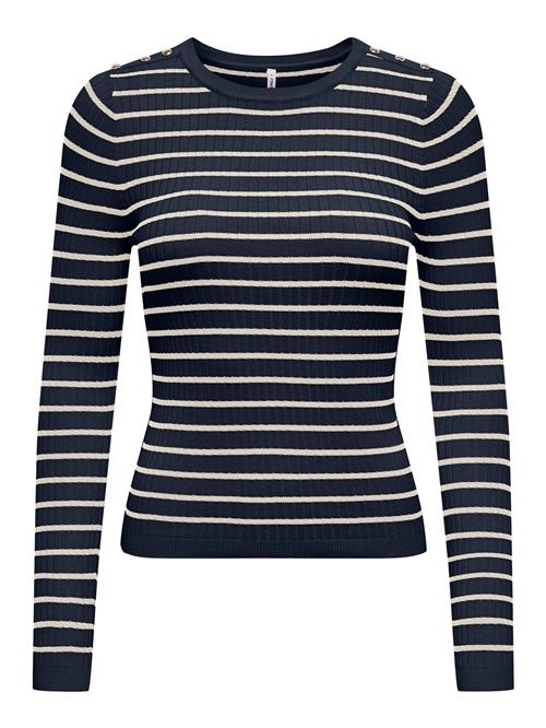 Se ONLY Pullover 'ONLMILA'  navy / hvid ved About You