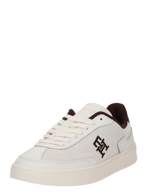 TOMMY HILFIGER Sneaker low 'Heritage'  bordeaux / hvid