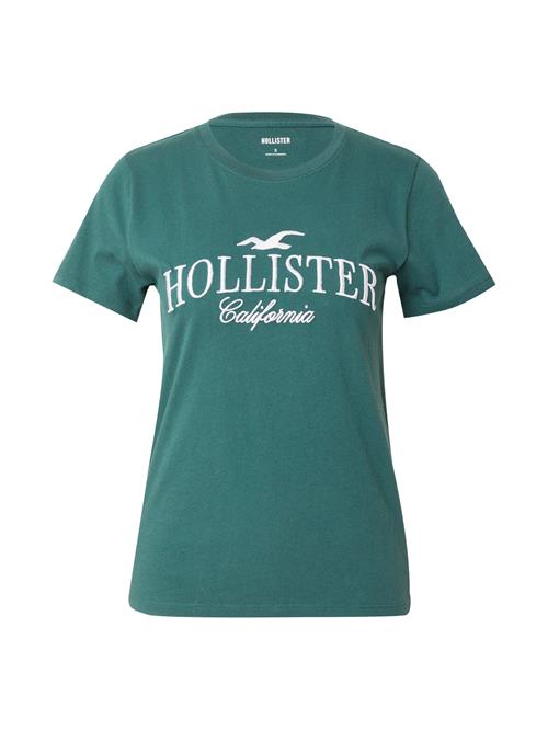 HOLLISTER Shirts  smaragd / hvid