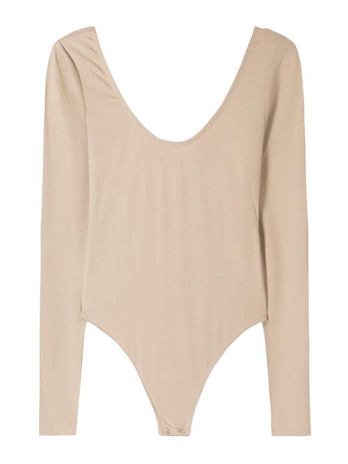 Se Bershka Shirtbody  beige ved About You