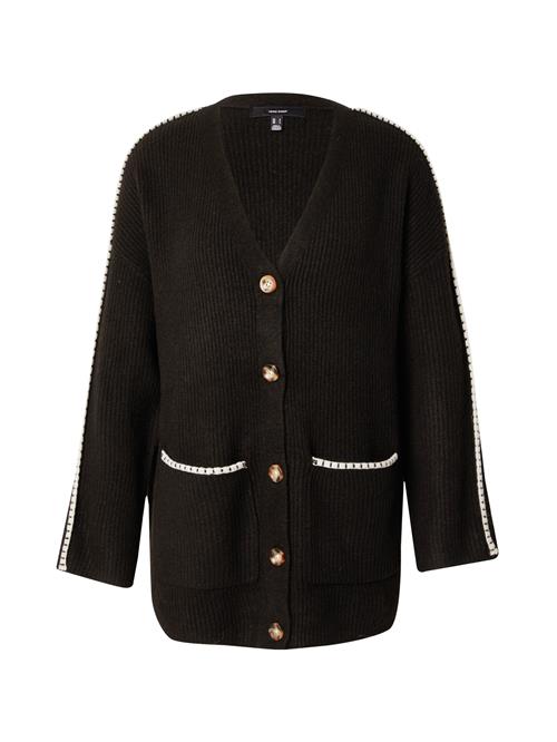 VERO MODA Cardigan 'VMZORA'  mørkeblå / hvid